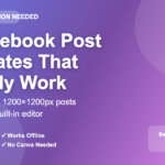 Facebook Post Templates That Actually Work